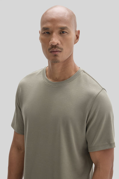 Robert Barakett Men's Pima Cotton T-Shirt in Dusty Olive Green