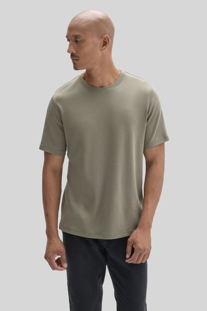 Robert Barakett Men's Pima Cotton T-Shirt in Dusty Olive Green