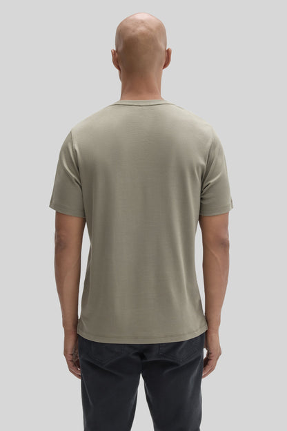 Robert Barakett Men's Pima Cotton T-Shirt in Dusty Olive Green