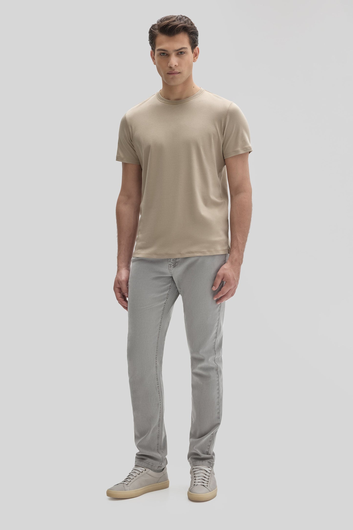 Robert Barakett Men's Pima Cotton The Barakett Tee in Twine