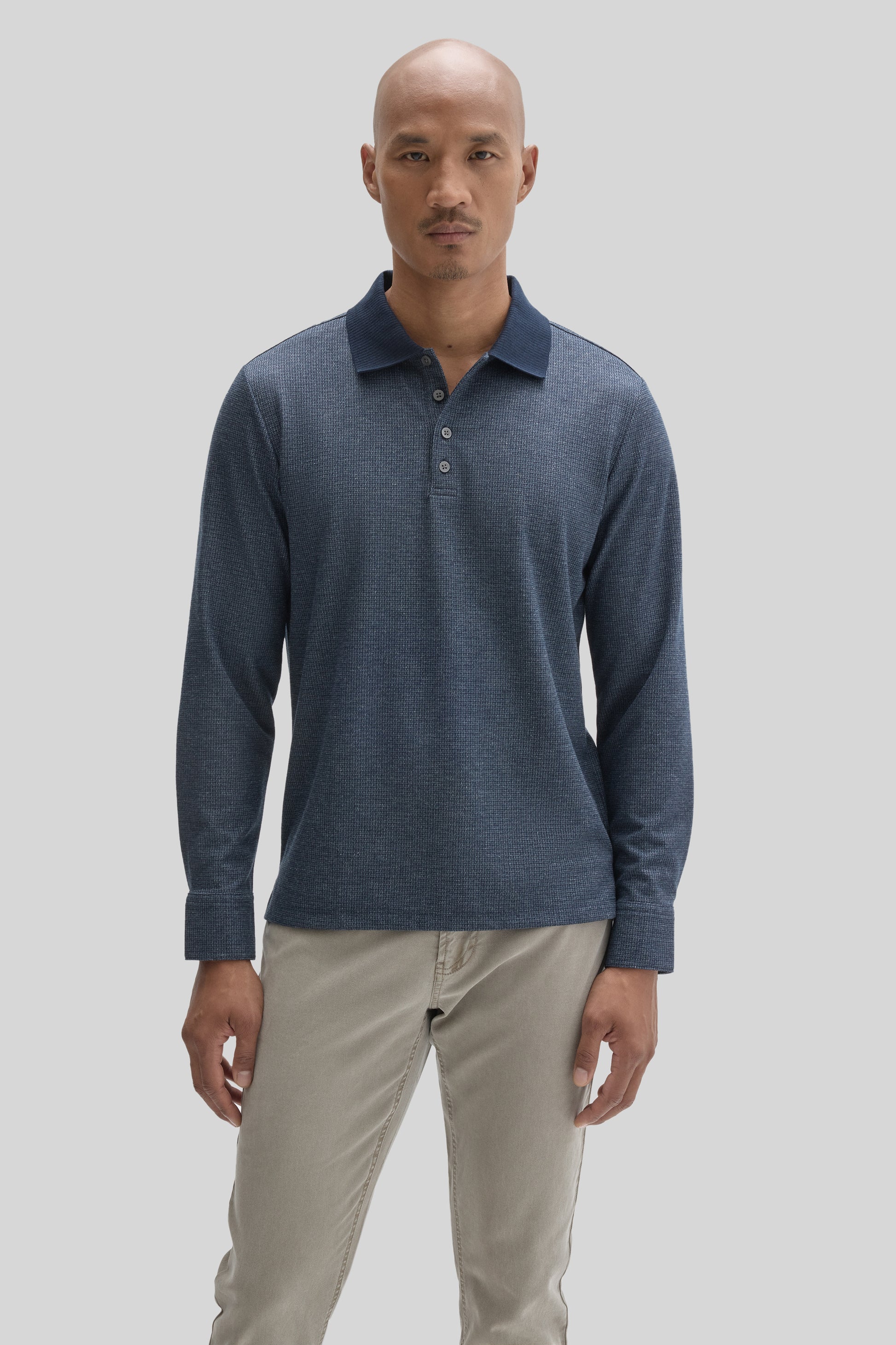 Robert Barakett Cayman Long Sleeve Polo