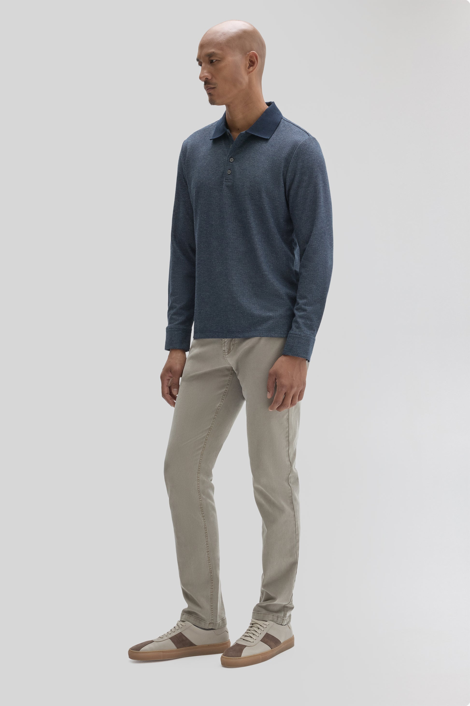 Robert Barakett Cayman Long Sleeve Polo