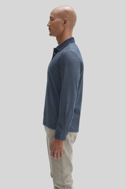 Robert Barakett Cayman Long Sleeve Polo
