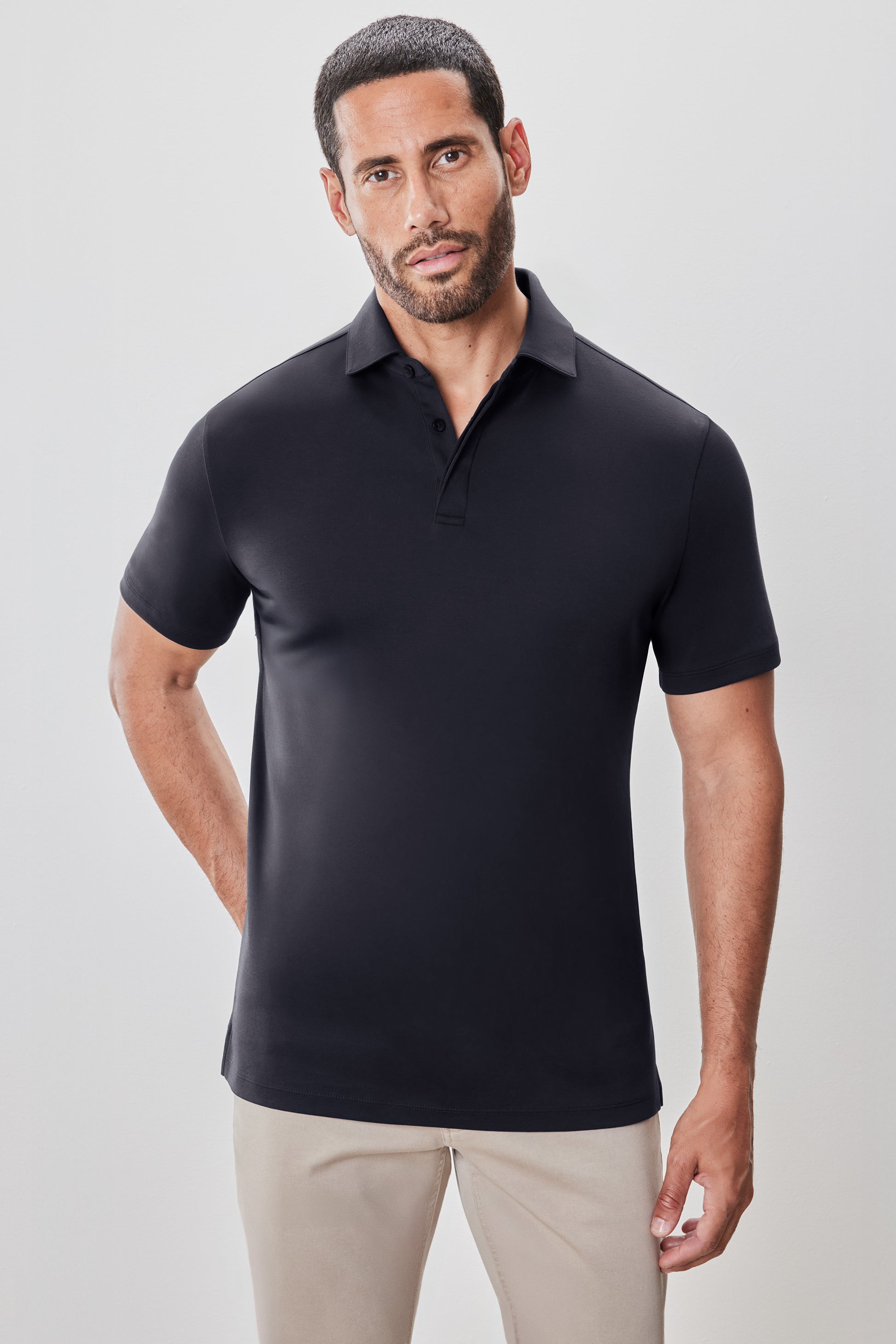 Robert Barakett The Barakett Covered Placket Polo