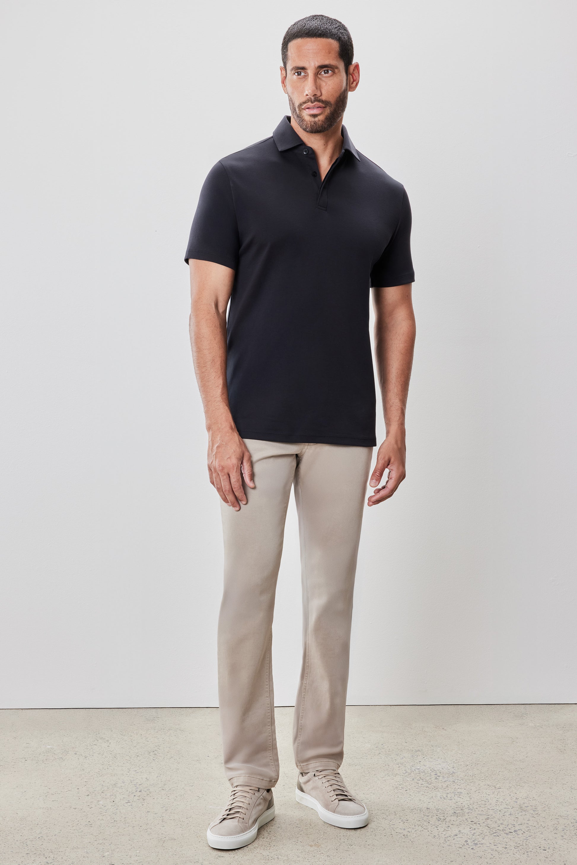 Robert Barakett The Barakett Covered Placket Polo