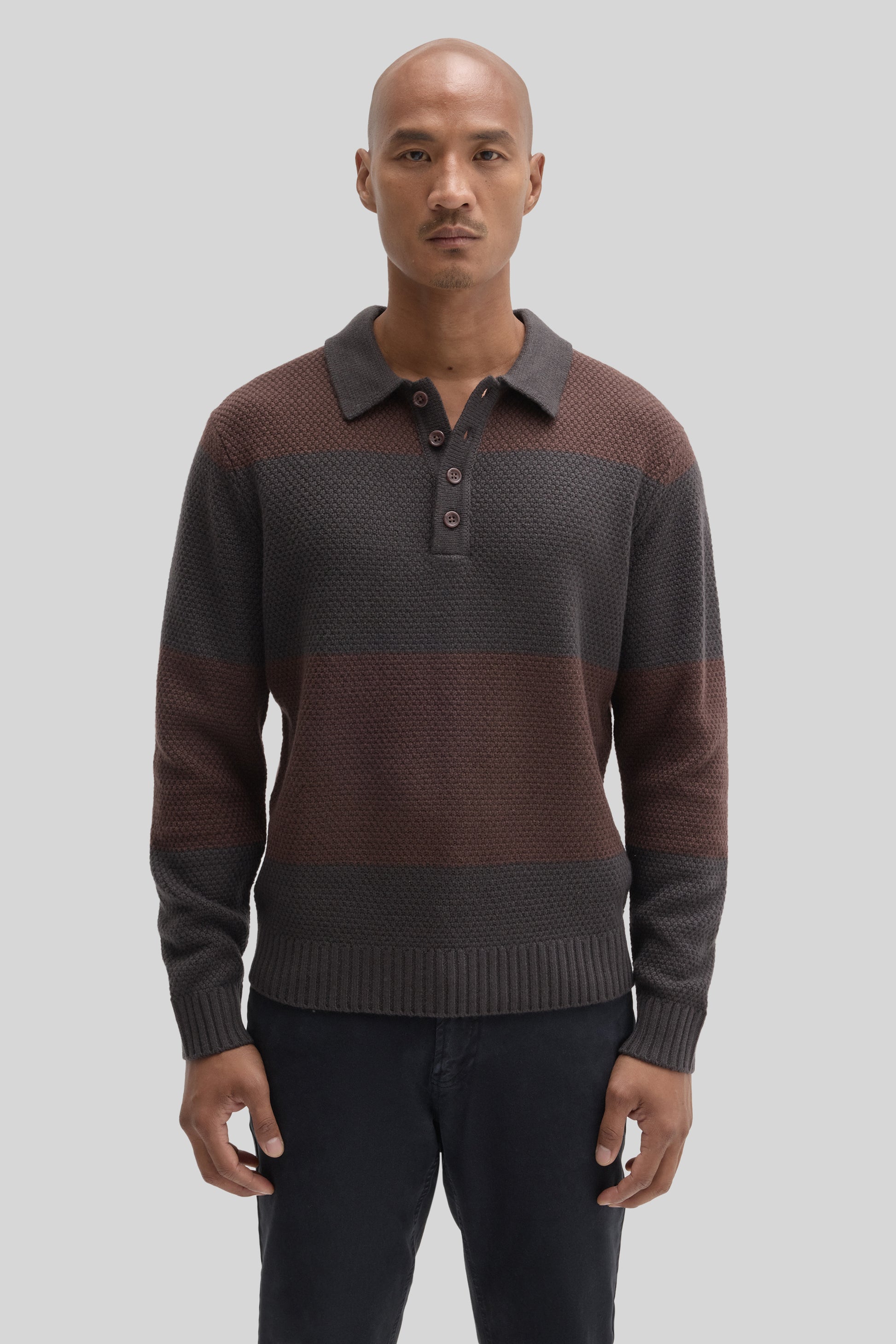Robert Barakett Sylvestro Rugby Polo Sweater