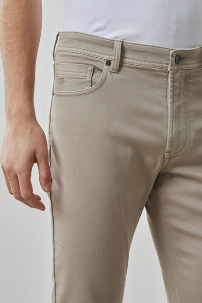 Robert Barakett Linear Stretch Pant in Sand