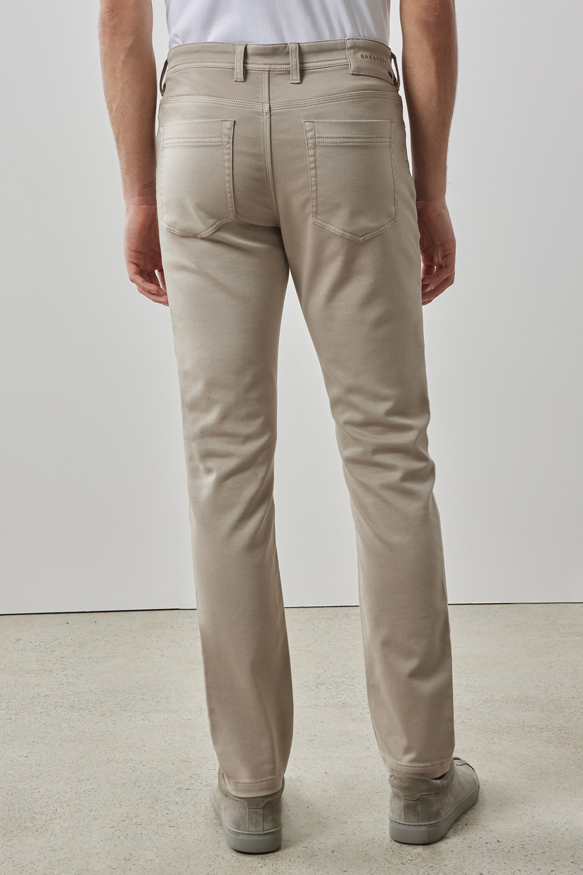 Robert Barakett Linear Stretch Pant in Sand