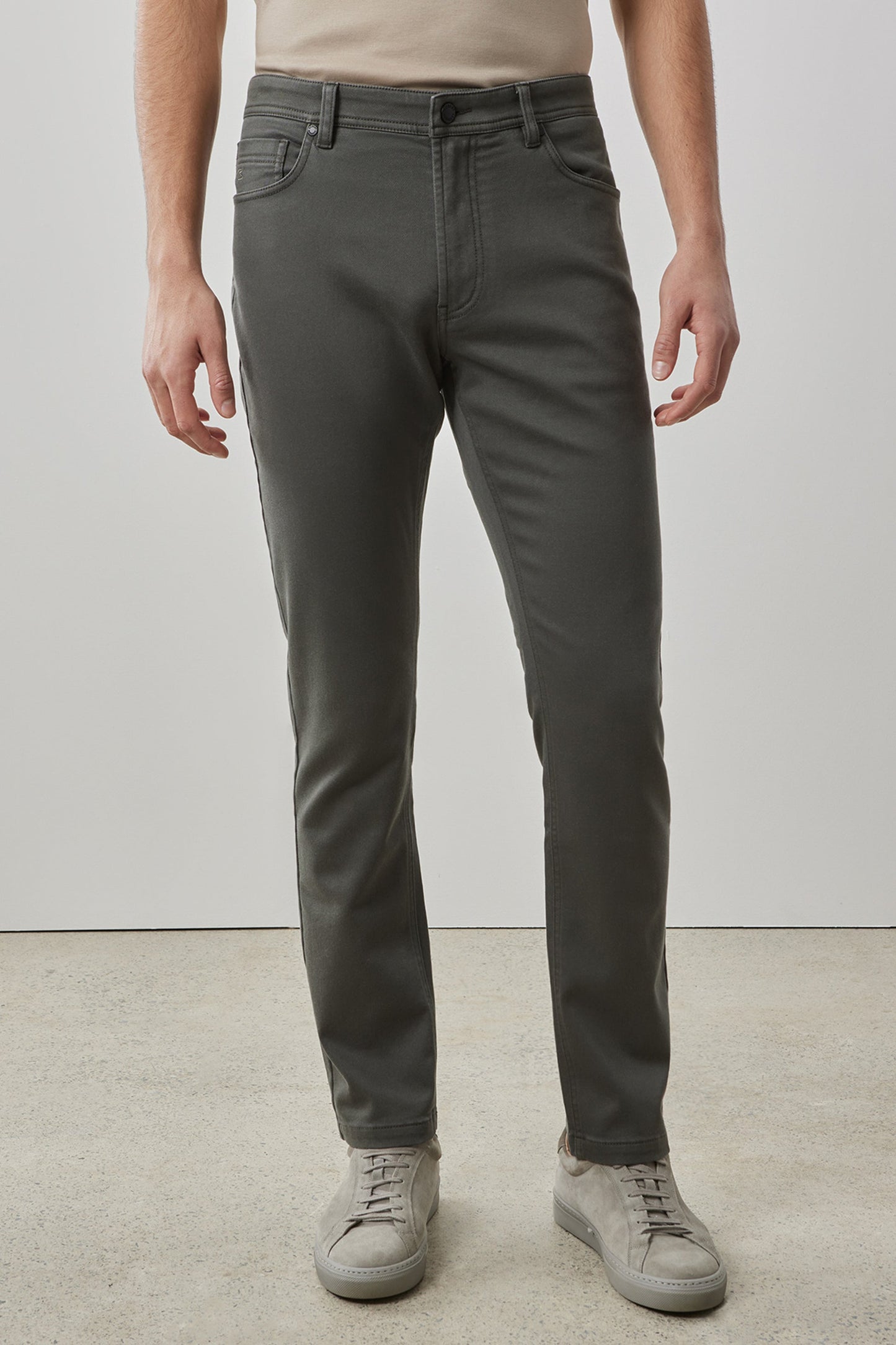 Robert Barakett Linear Stretch Pant in Olive