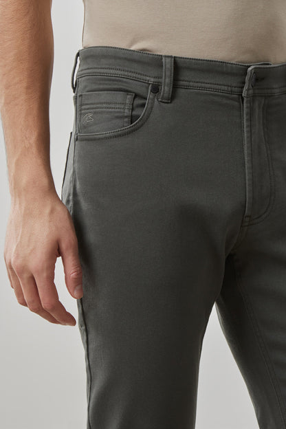 Robert Barakett Linear Stretch Pant in Olive