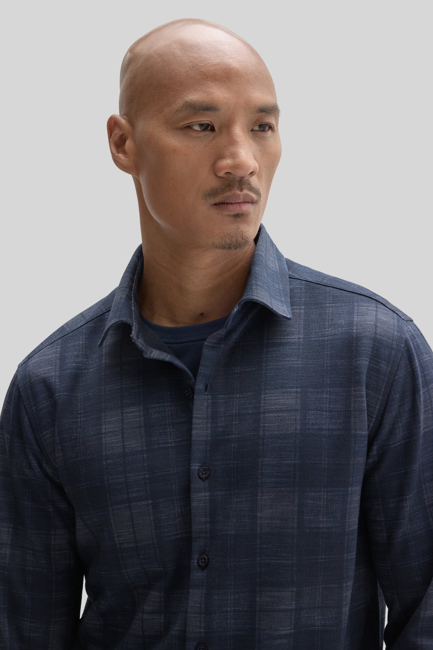 Robert Barakett Meteor Printed Knit Shirt