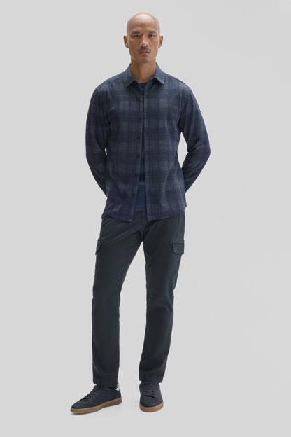 Robert Barakett Meteor Printed Knit Shirt
