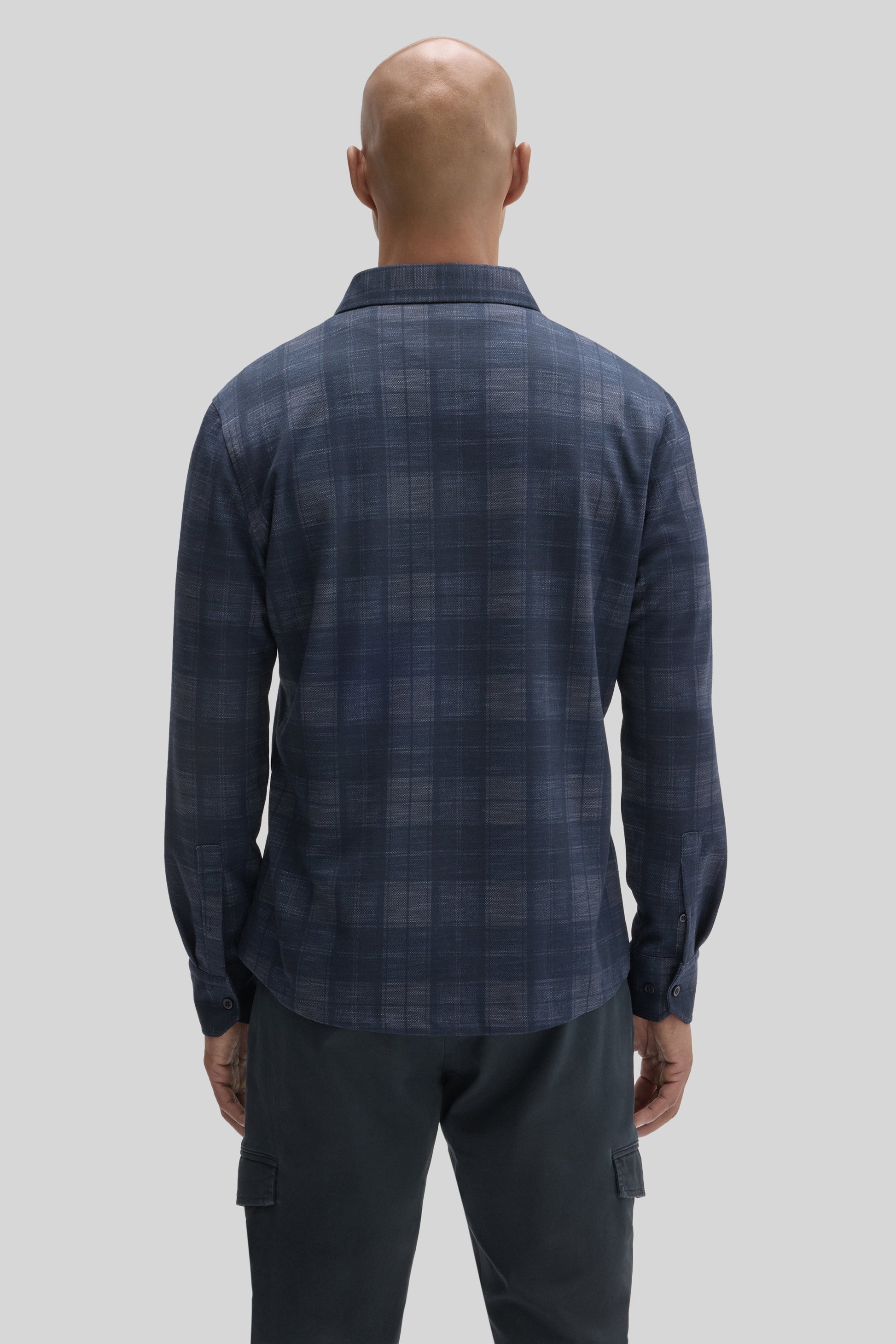 Robert Barakett Meteor Printed Knit Shirt