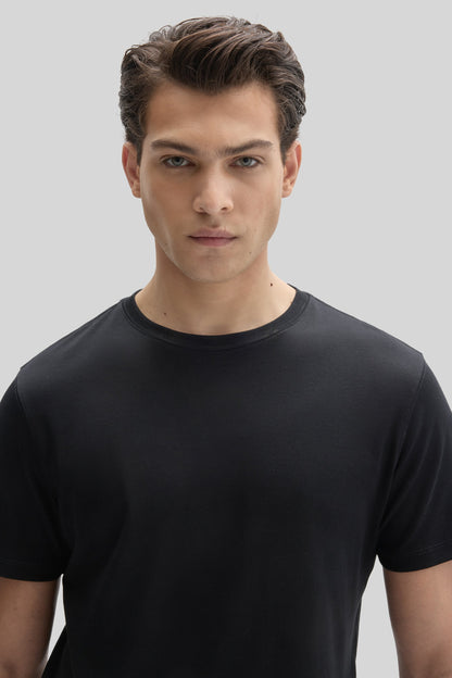 Robert Barakett Men's Pima Cotton Crew Neck T-Shirt in Black
