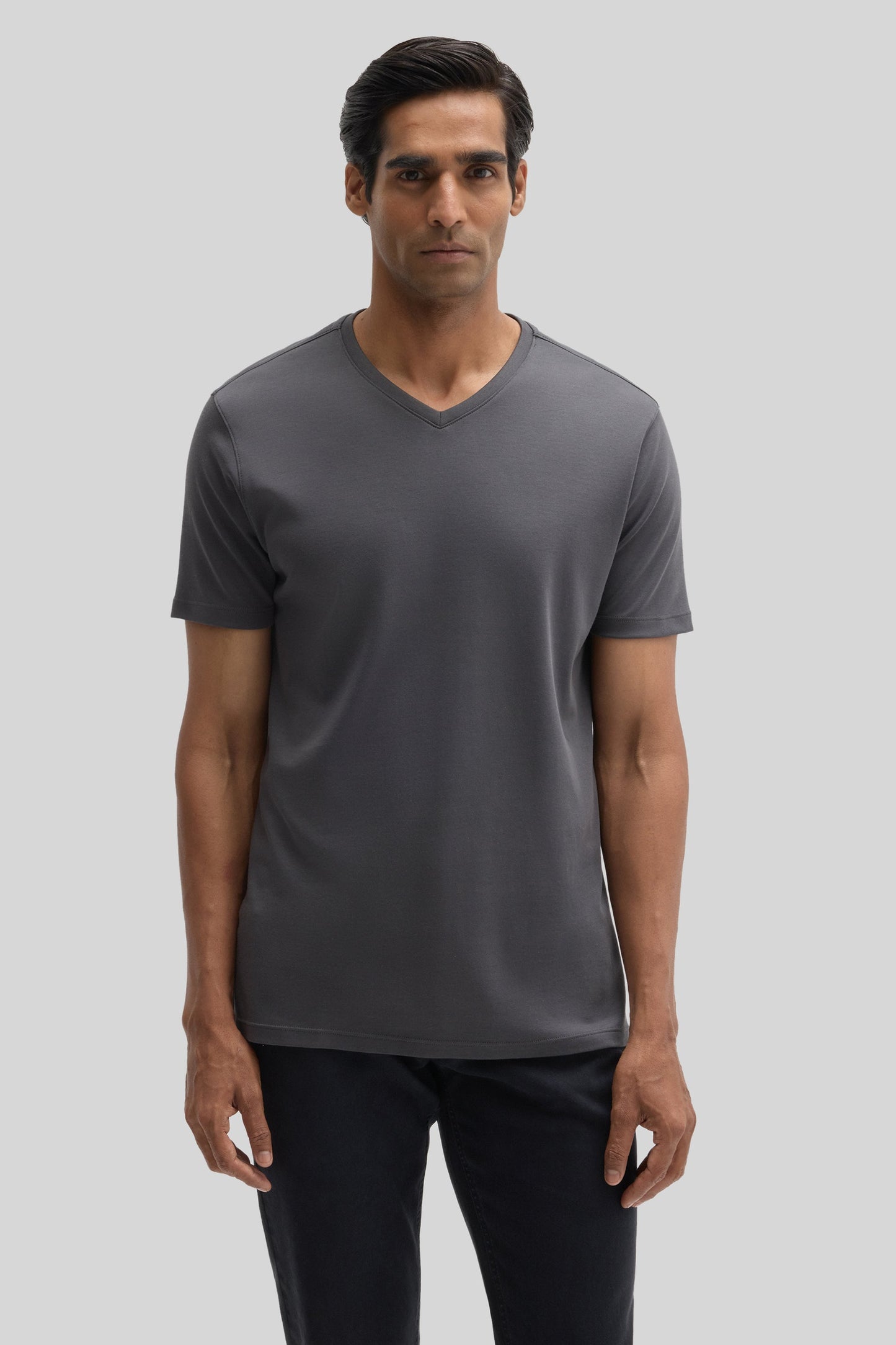Robert Barakett Men's Pima Cotton The Barakett V in Cannon