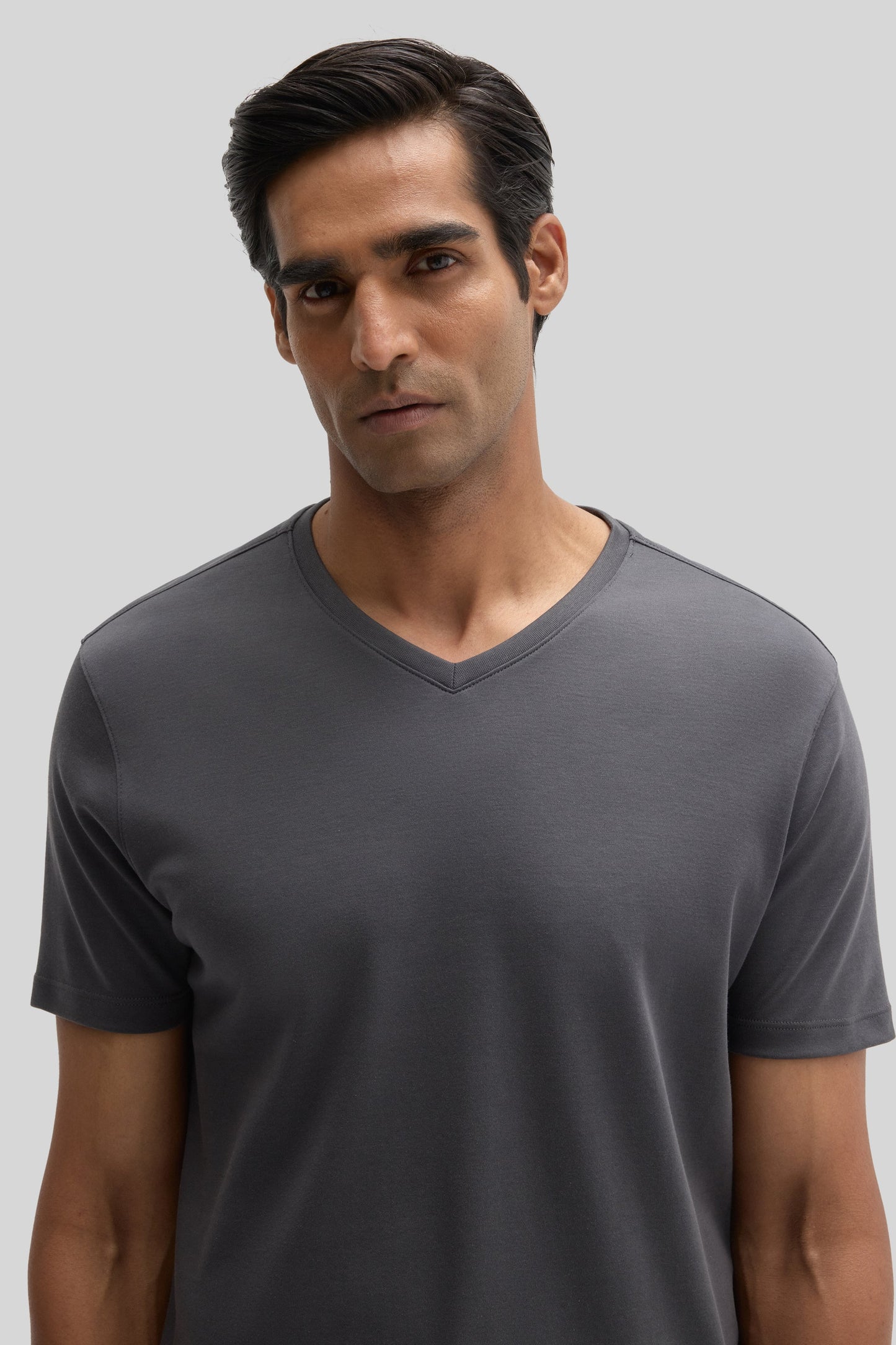 Robert Barakett Men's Pima Cotton The Barakett V in Cannon