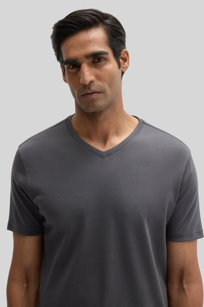 Robert Barakett Men's Pima Cotton The Barakett V in Cannon