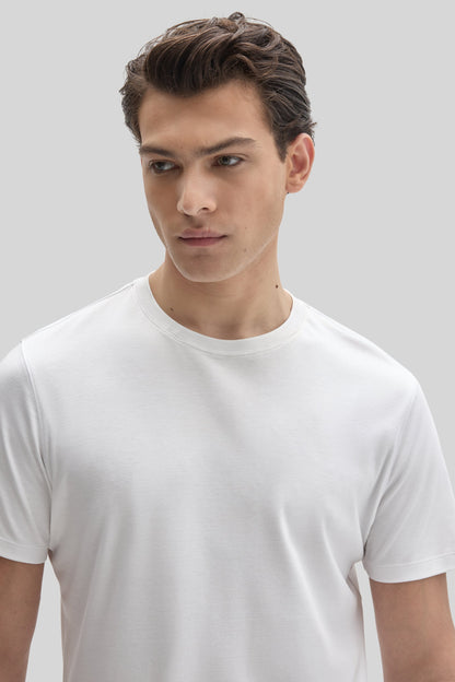 Robert Barakett Men's Pima Cotton Crew Neck T-Shirt in White