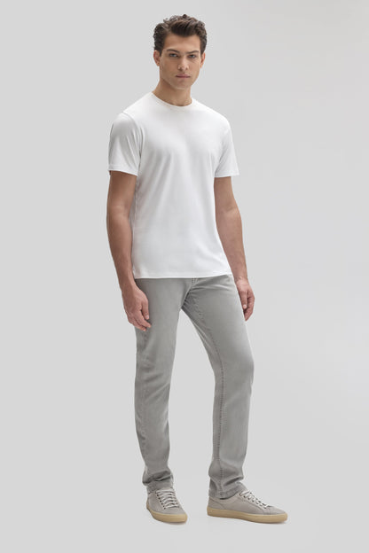 Robert Barakett Men's Pima Cotton Crew Neck T-Shirt in White