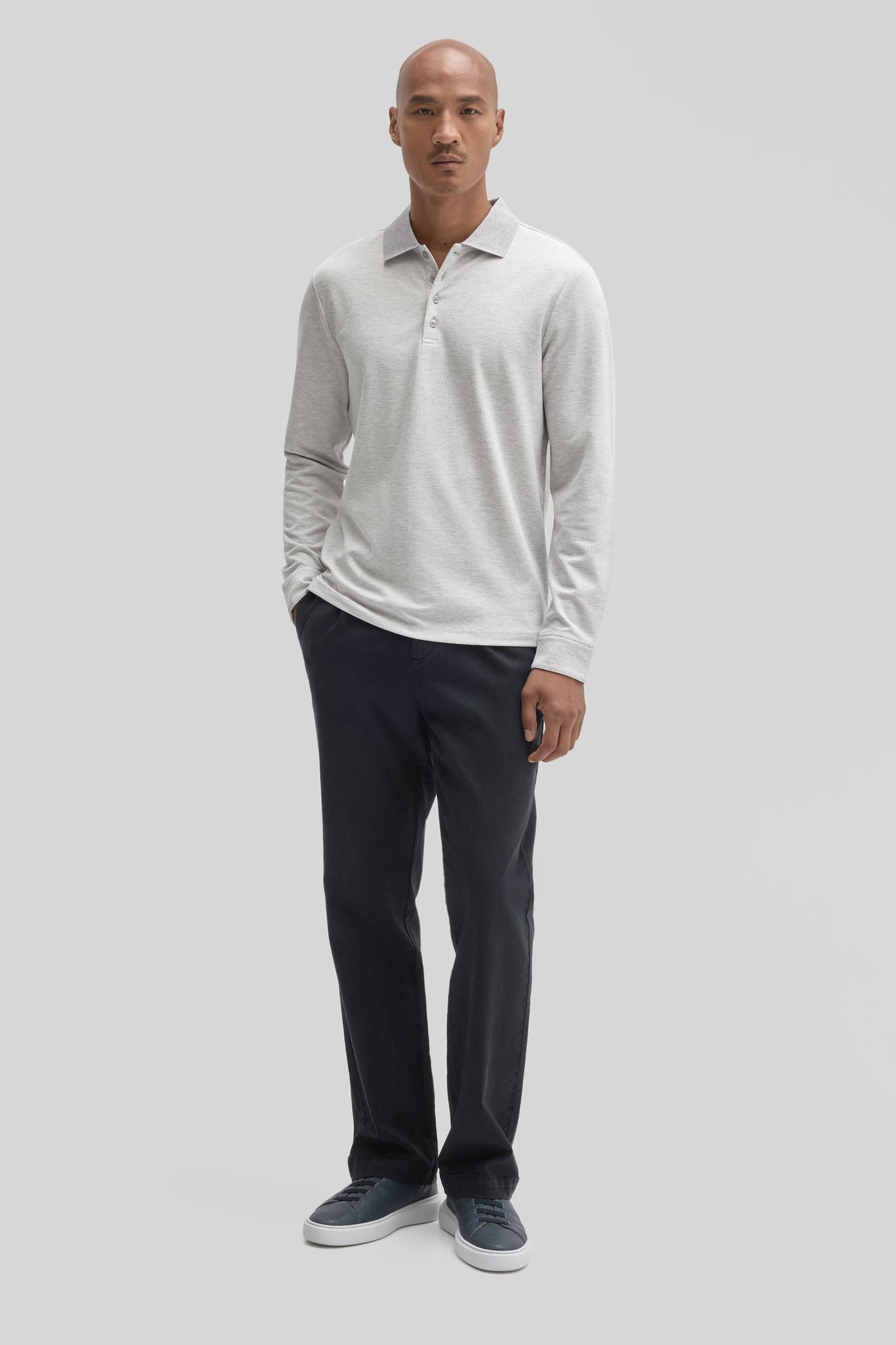 Robert Barakett Cayman Long Sleeve Polo