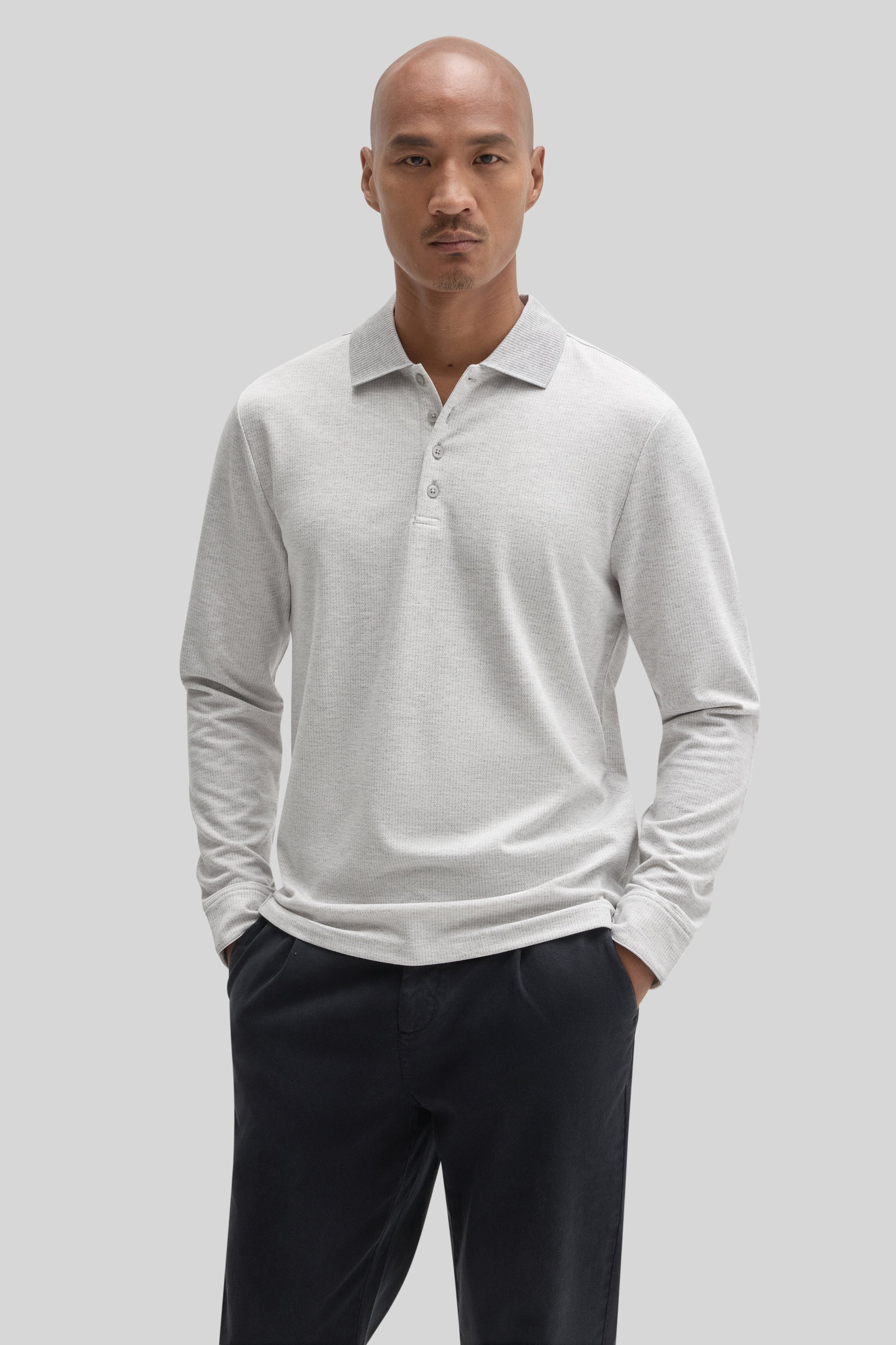 Robert Barakett Cayman Long Sleeve Polo