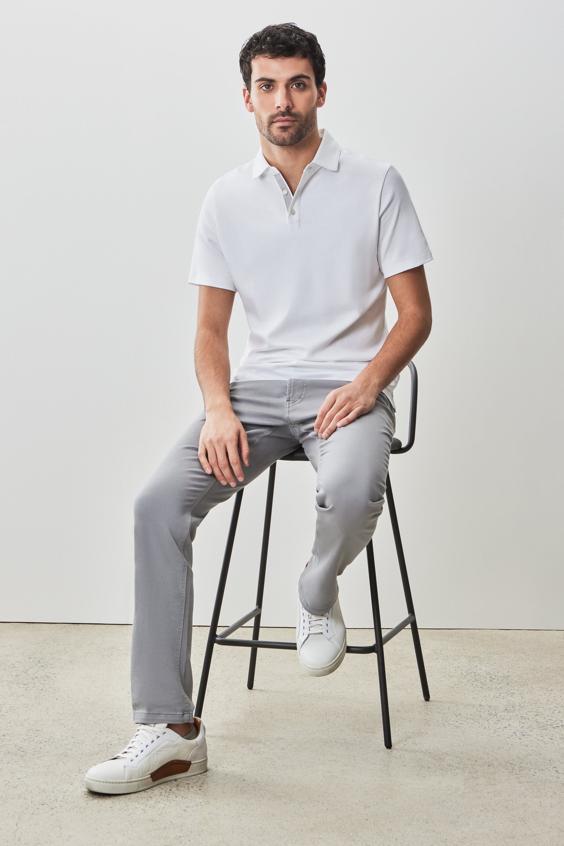 Robert Barakett The Barakett Herringbone Polo