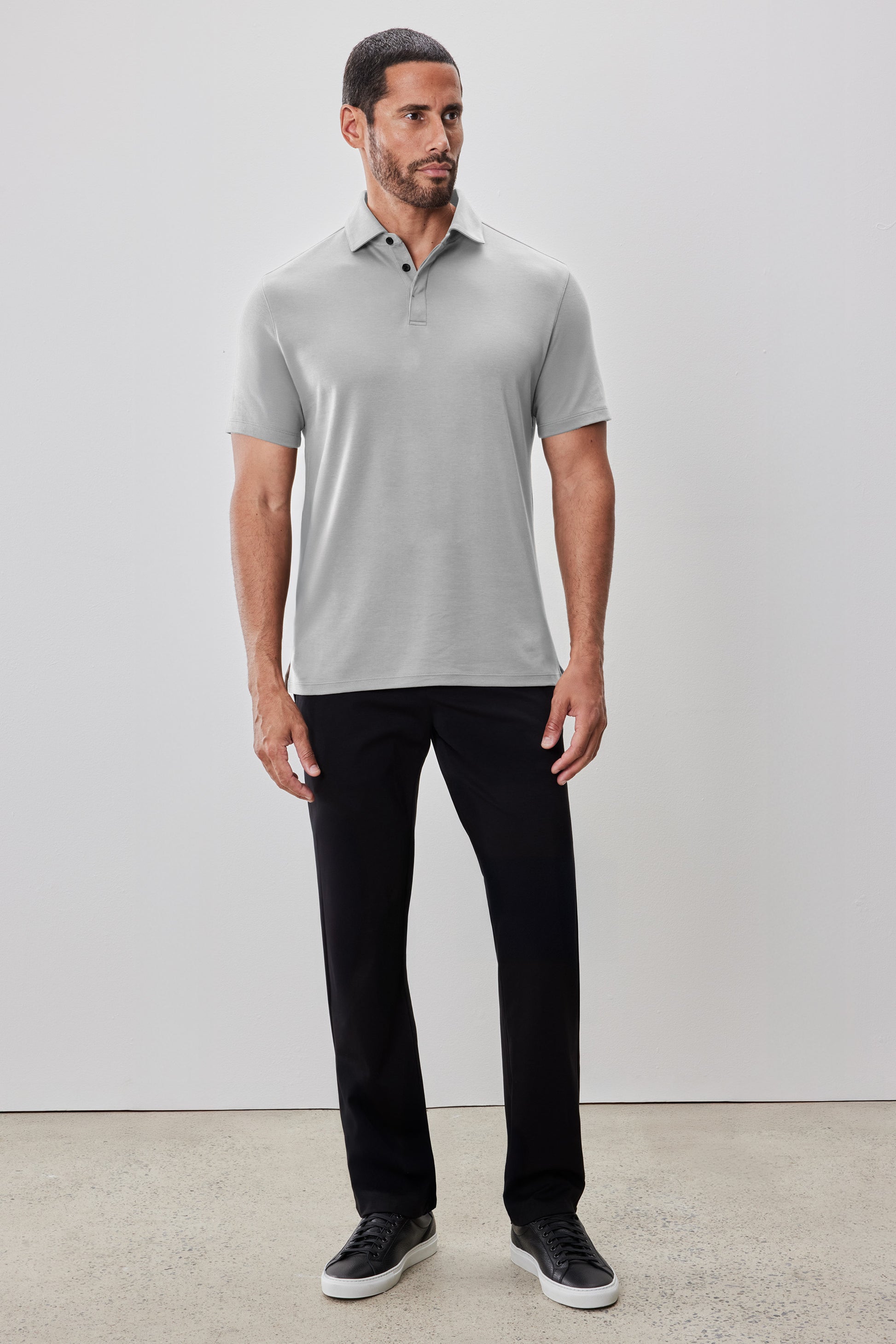 Robert Barakett The Barakett Covered Placket Polo