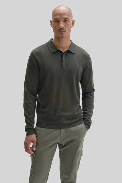 Robert Barakett Thomas Long Sleeve Sweater Polo