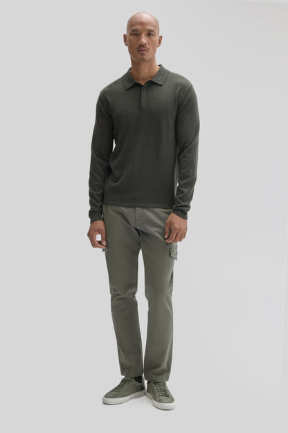 Robert Barakett Thomas Long Sleeve Sweater Polo