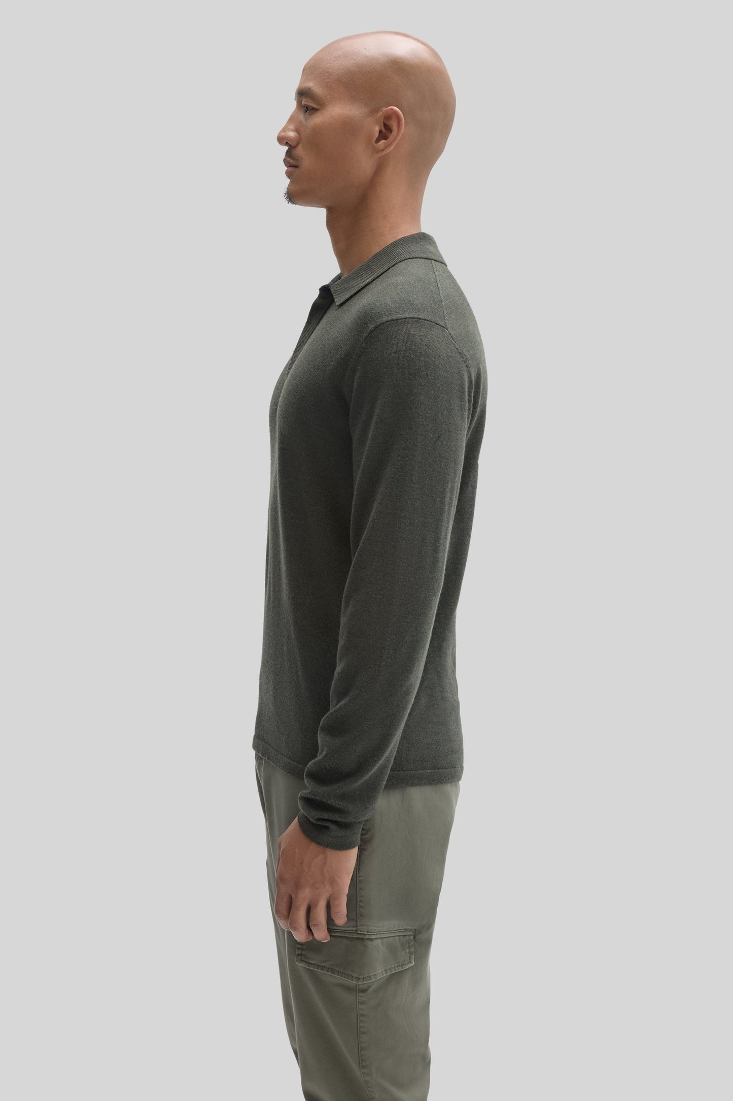 Robert Barakett Thomas Long Sleeve Sweater Polo