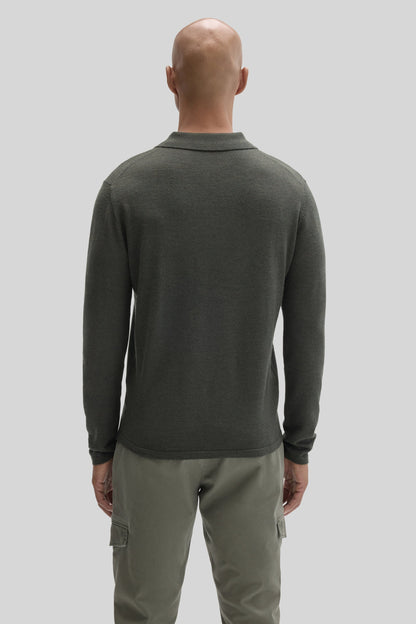 Robert Barakett Thomas Long Sleeve Sweater Polo