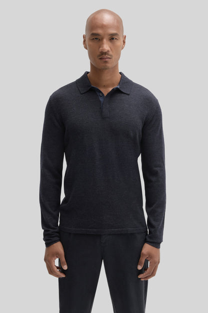 Robert Barakett Thomas Long Sleeve Sweater Polo