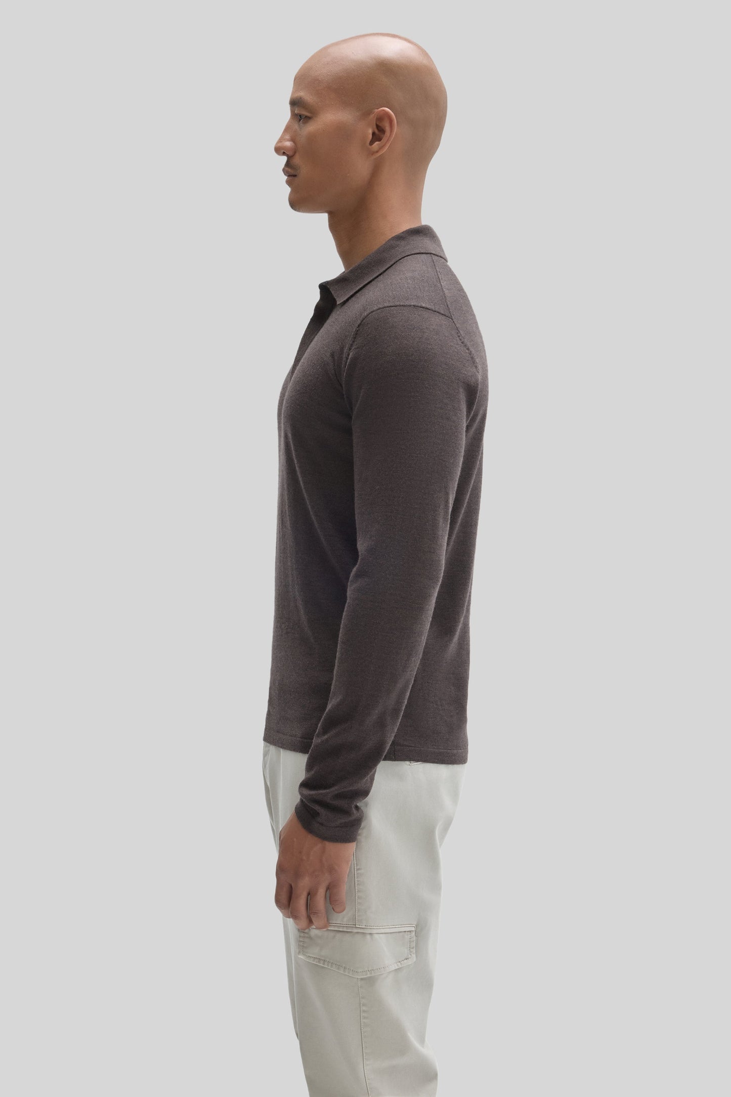 Robert Barakett Thomas Long Sleeve Sweater Polo