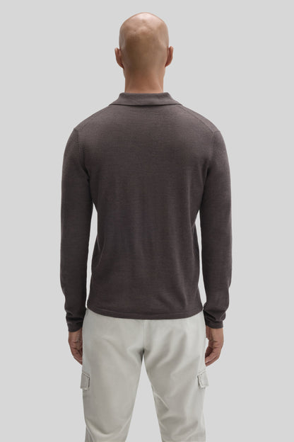 Robert Barakett Thomas Long Sleeve Sweater Polo