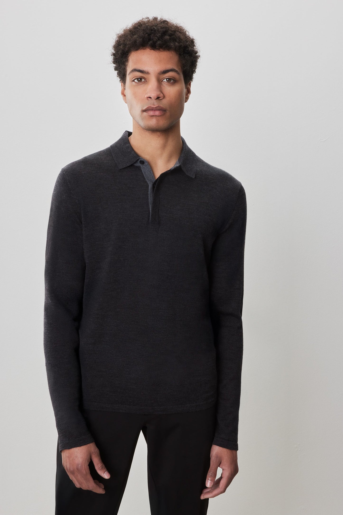 Robert Barakett Thomas Long Sleeve Sweater Polo