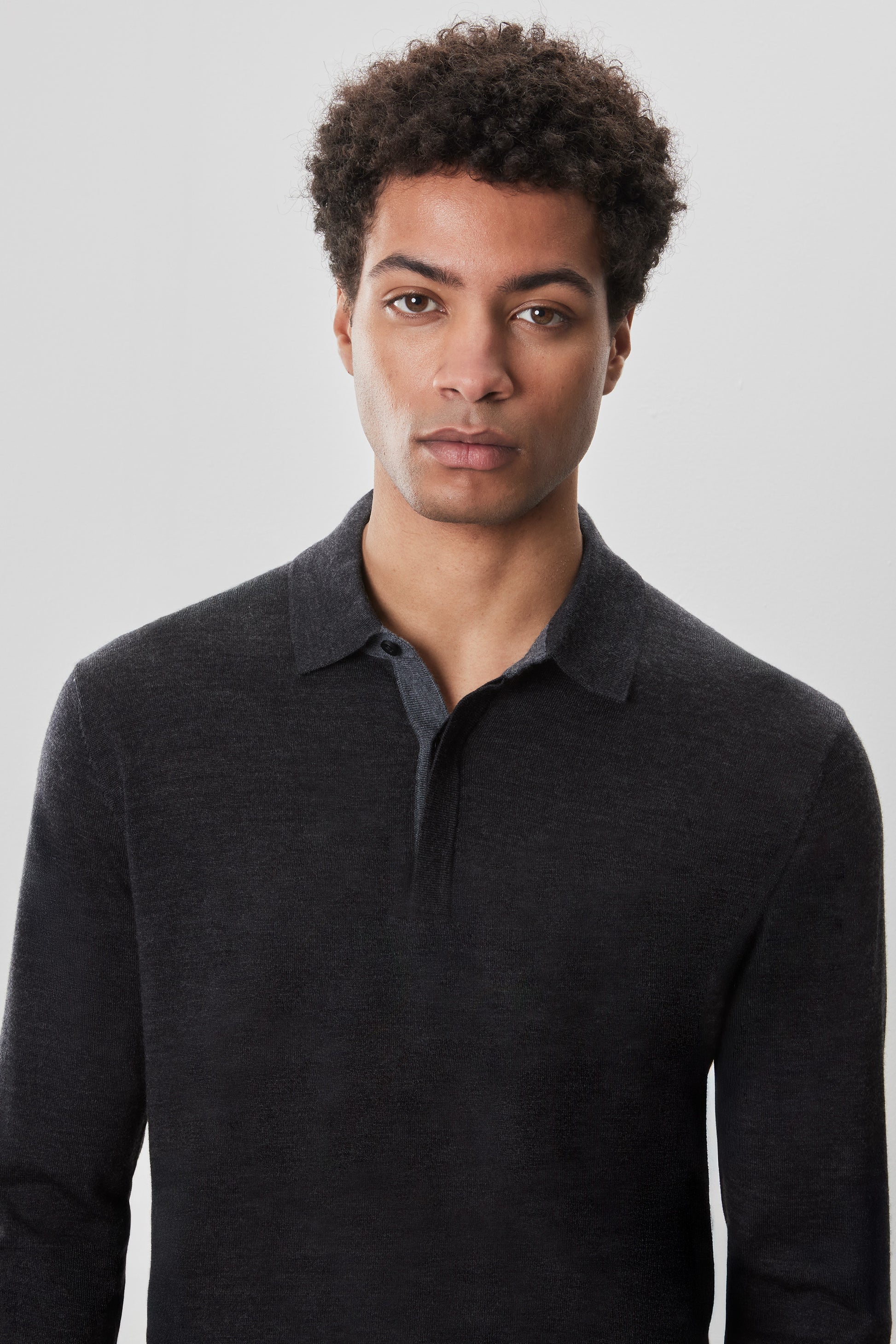 Robert Barakett Thomas Long Sleeve Sweater Polo