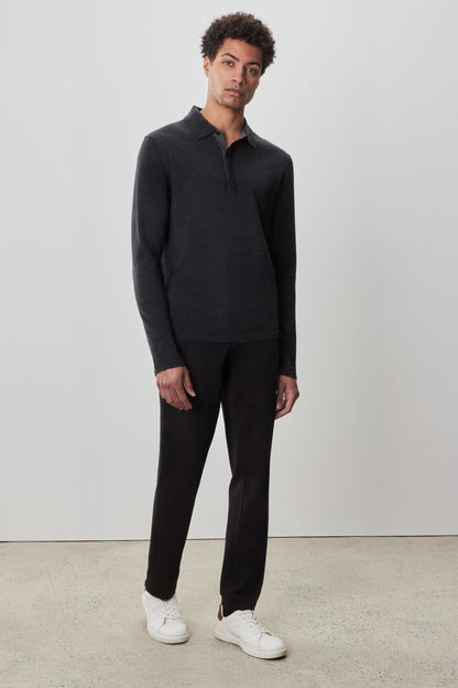 Robert Barakett Thomas Long Sleeve Sweater Polo