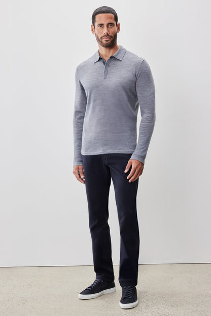 Robert Barakett Thomas Long Sleeve Sweater Polo