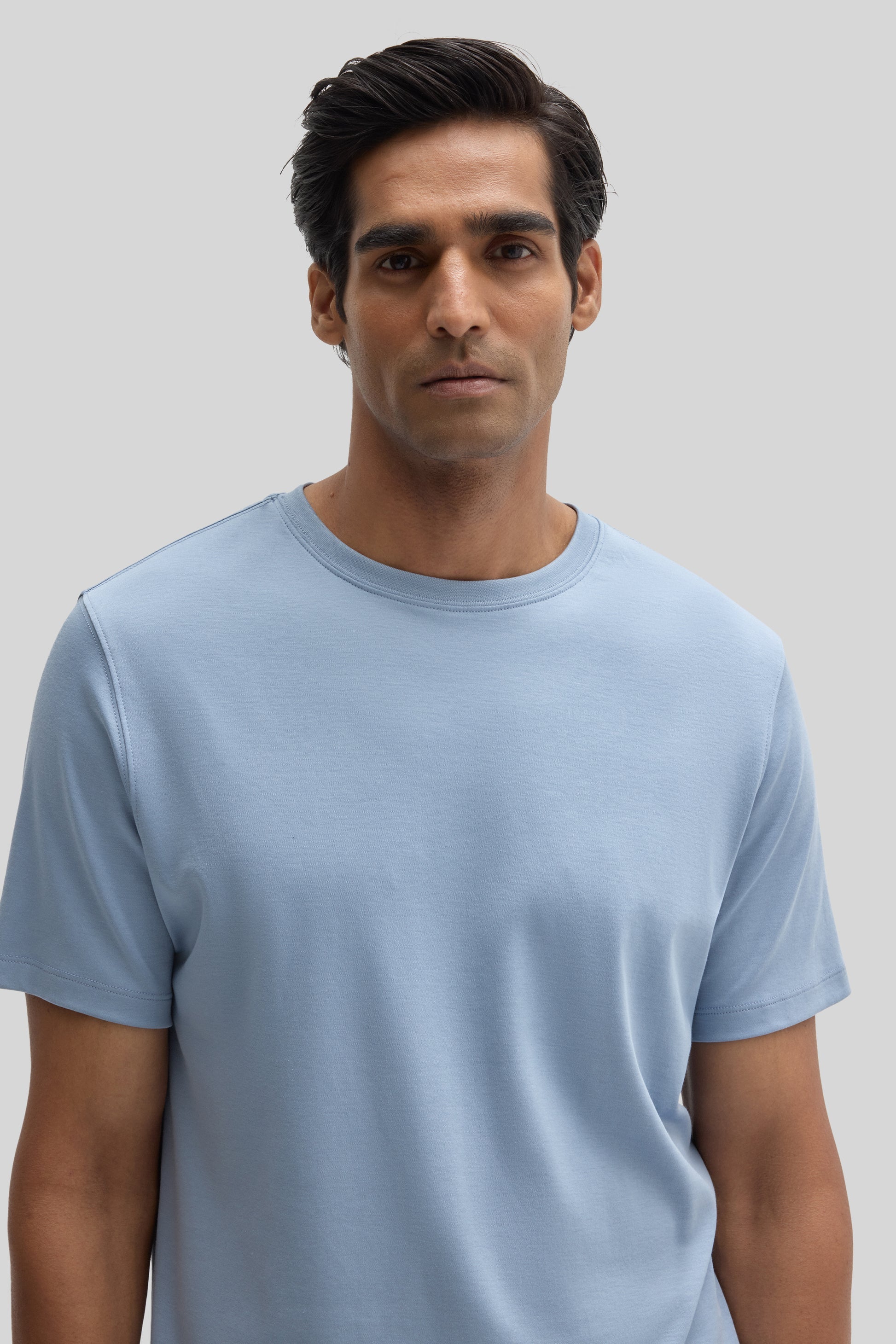 Robert Barakett Men's Dover Blue Pima Cotton T-Shirt