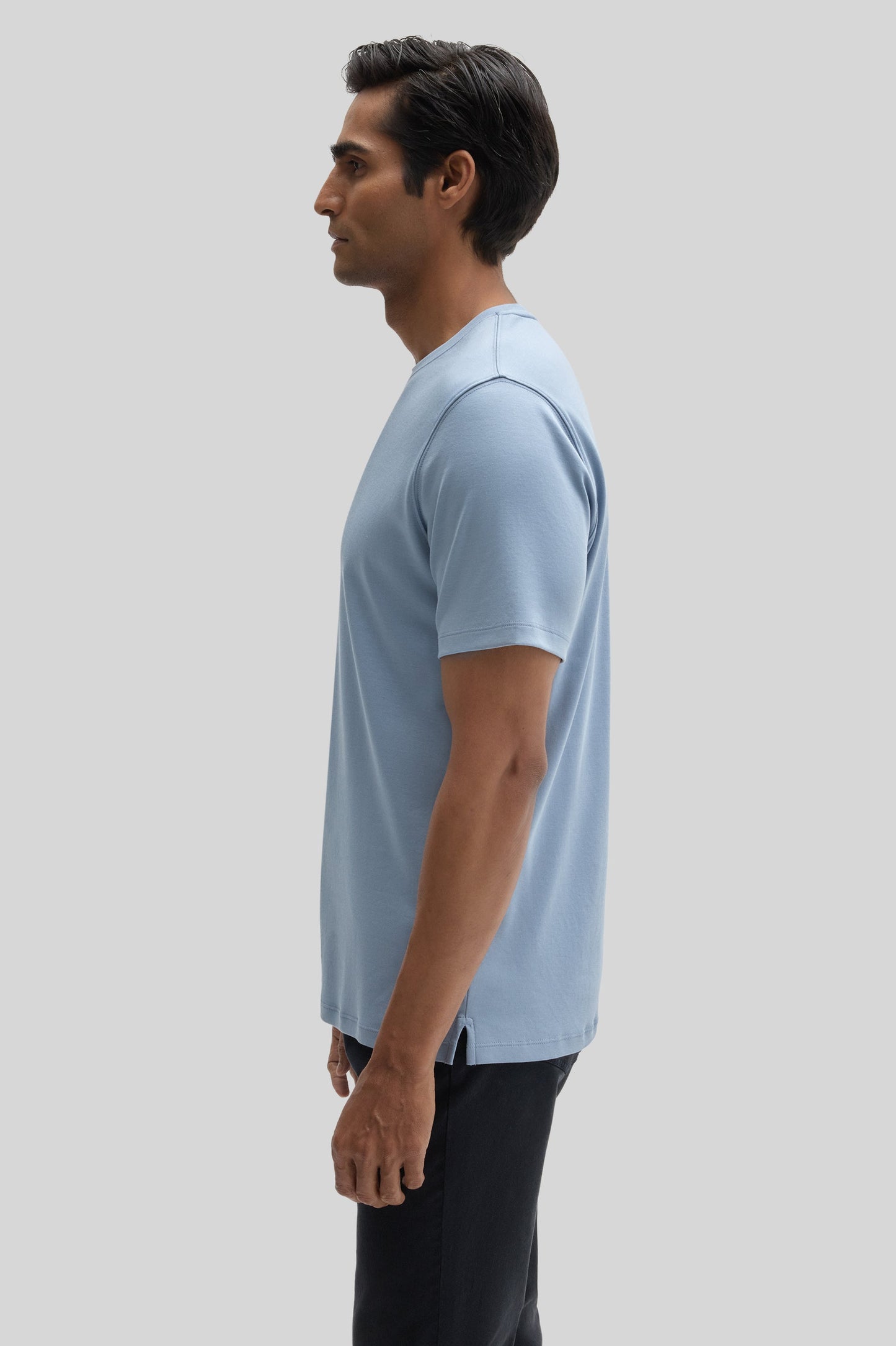 Robert Barakett Men's Dover Blue Pima Cotton T-Shirt