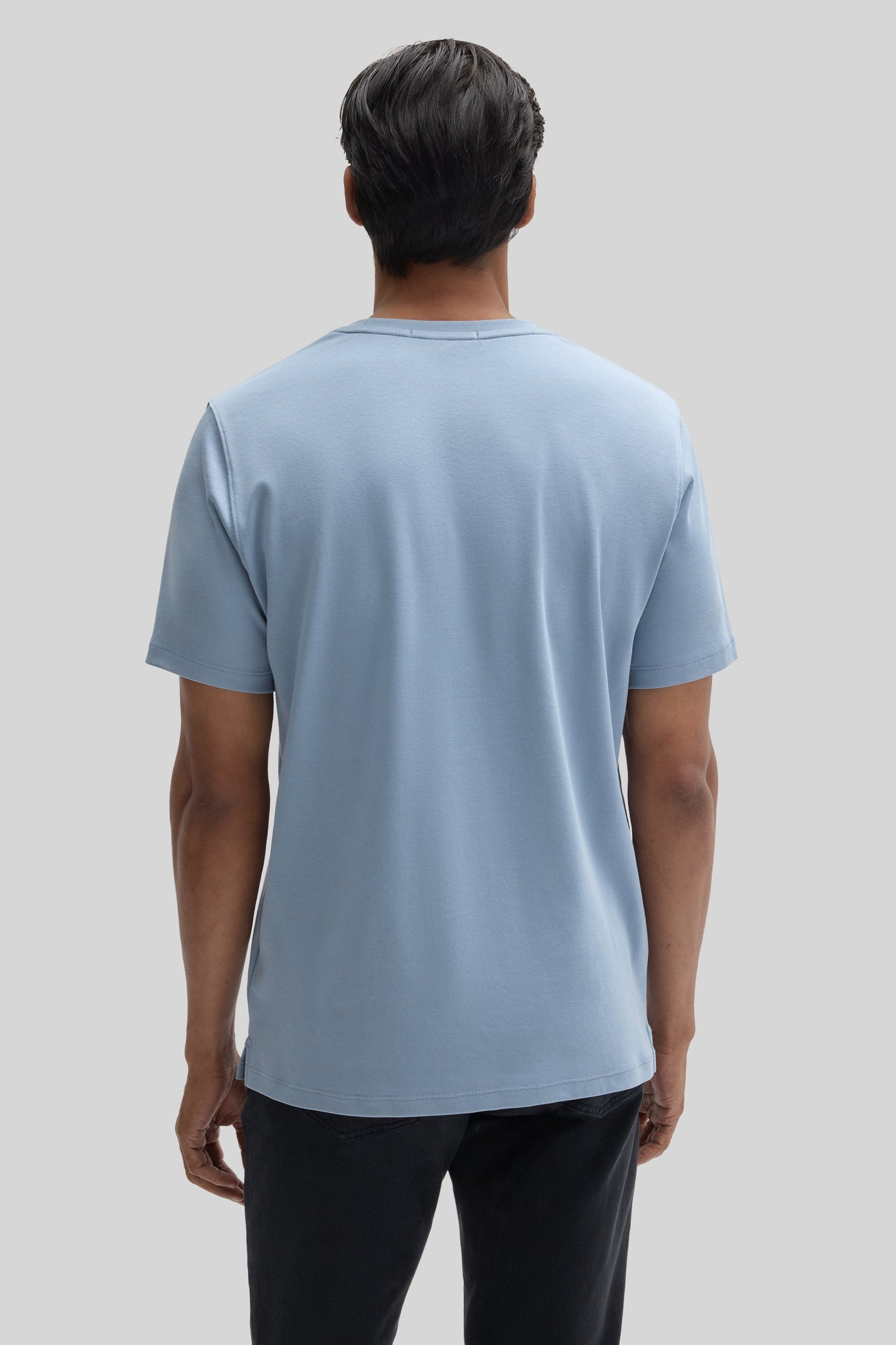 Robert Barakett Men's Dover Blue Pima Cotton T-Shirt