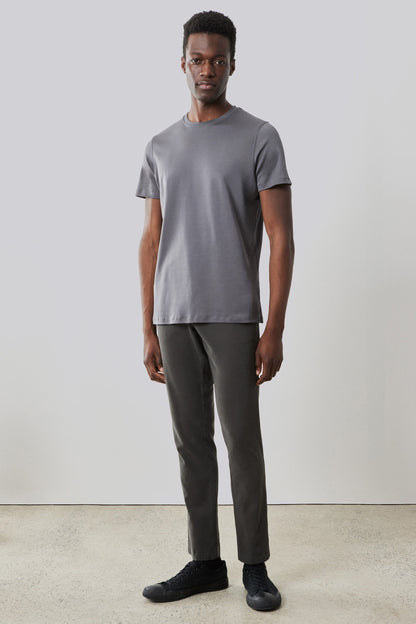 Robert Barakett Men's Pima Cotton The Barakett Tee in Smoke