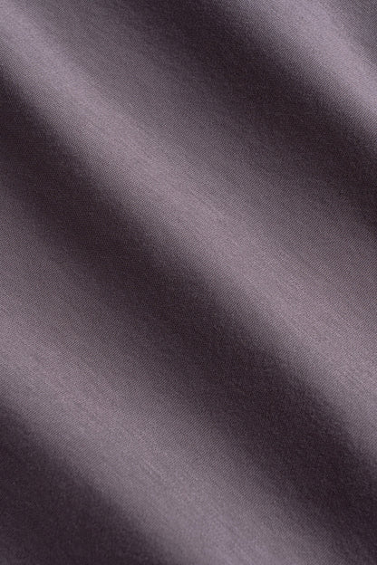 Robert Barakett Men's Pima Cotton Long Sleeve Tee in Evening Purple